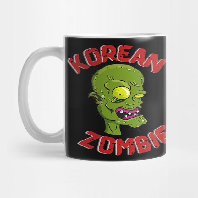 Unique Korean Zombie Design For Halloween by Indie Chille